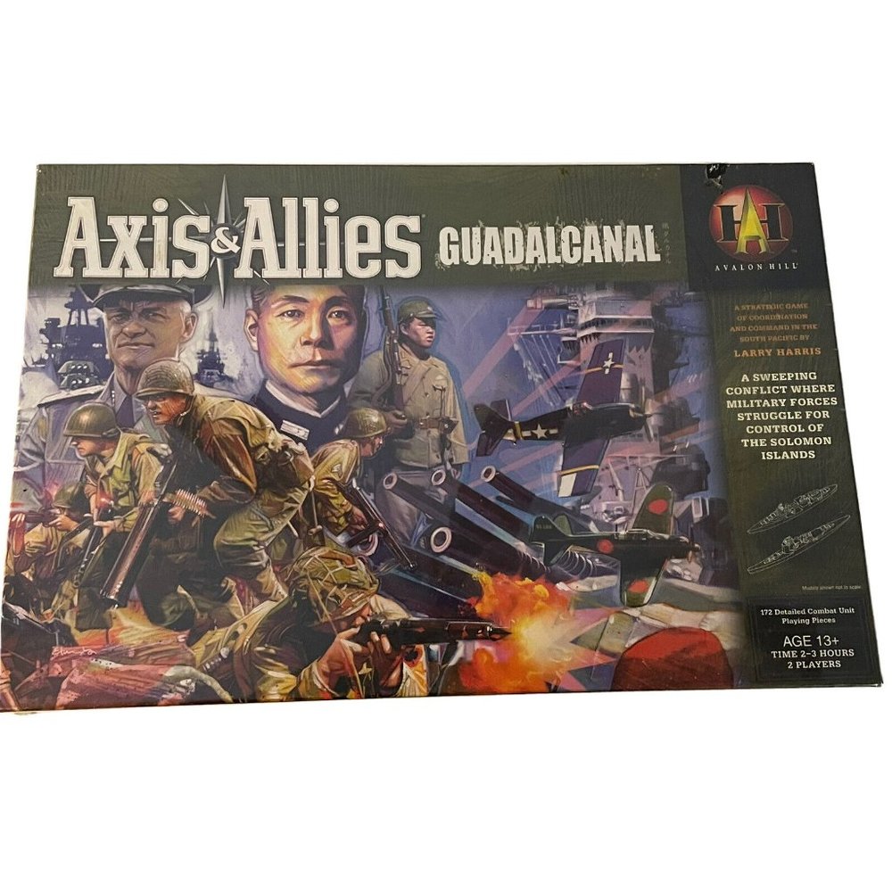 SEALED NEW Avalon Hill A&A Axis & Allies - Guadalcanal Board Game